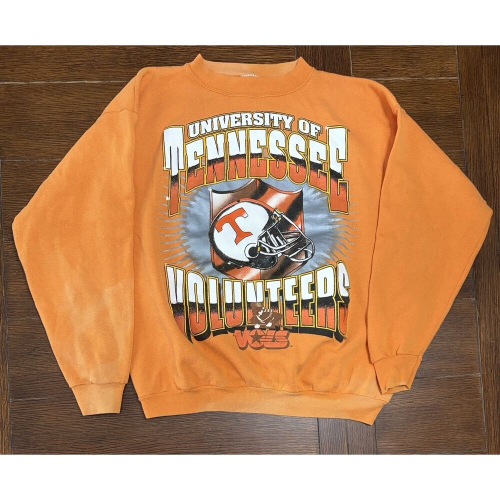 Vintage Tennessee Volunteers Men’s Size M Orange Made In USA Crewneck Sweater